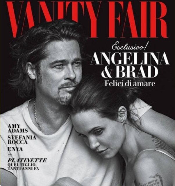 Анджелина Джоли и Брэд Питт появились на обложке Vanity Fair