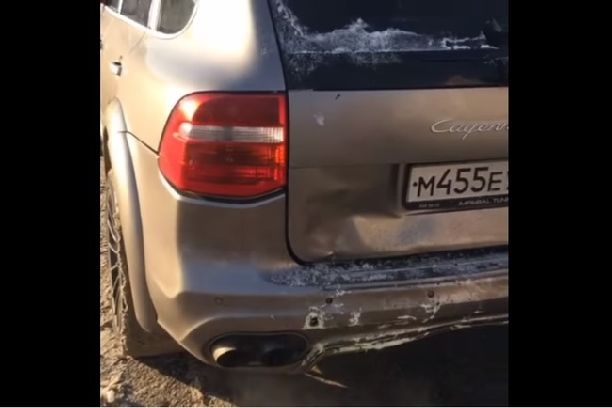 Виктория Боня удалила из блога видео с аварией на Porsche Cayenne