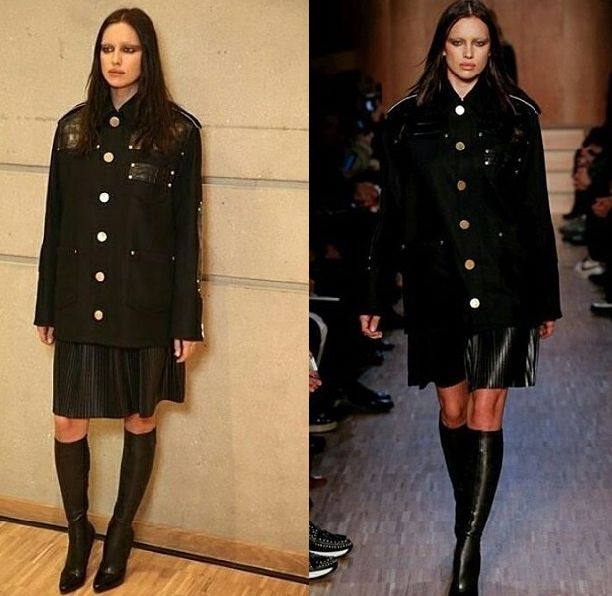 Ирина Шейк ужаснула своим видом на показе Givenchy и поздравила Филиппа Киркорова