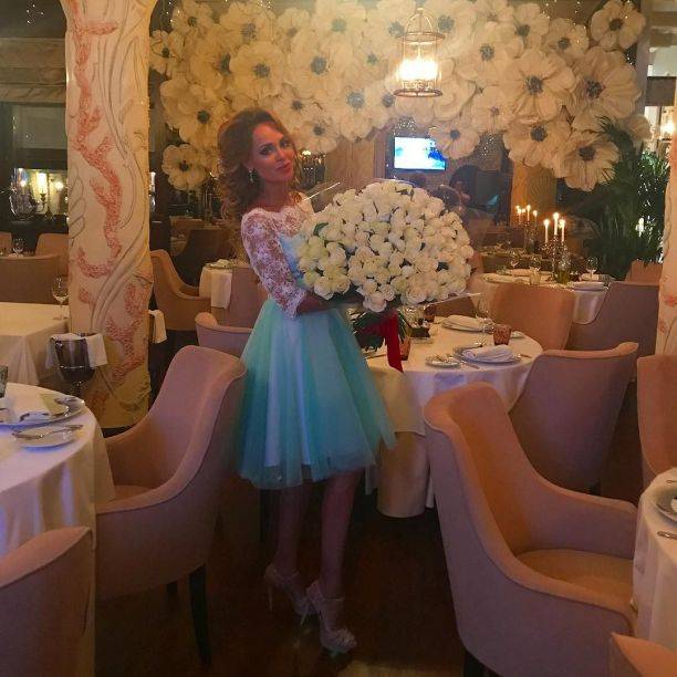 Беременная Анна Калашникова с размахом отметила день рождения
