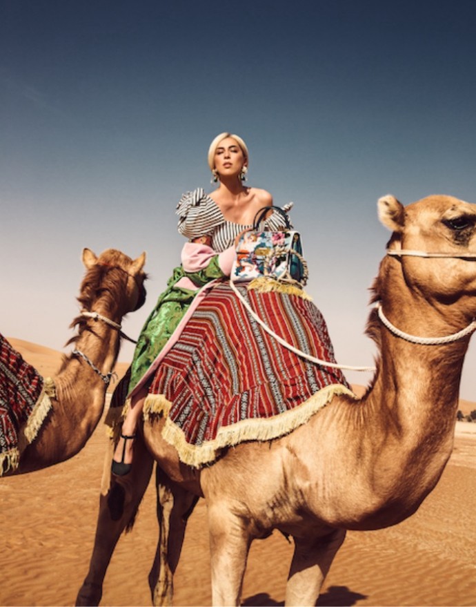 Модель, блогер и парфюмерный эксперт Ангелина Вангор украсила обложку L'OFFICEl Arabia