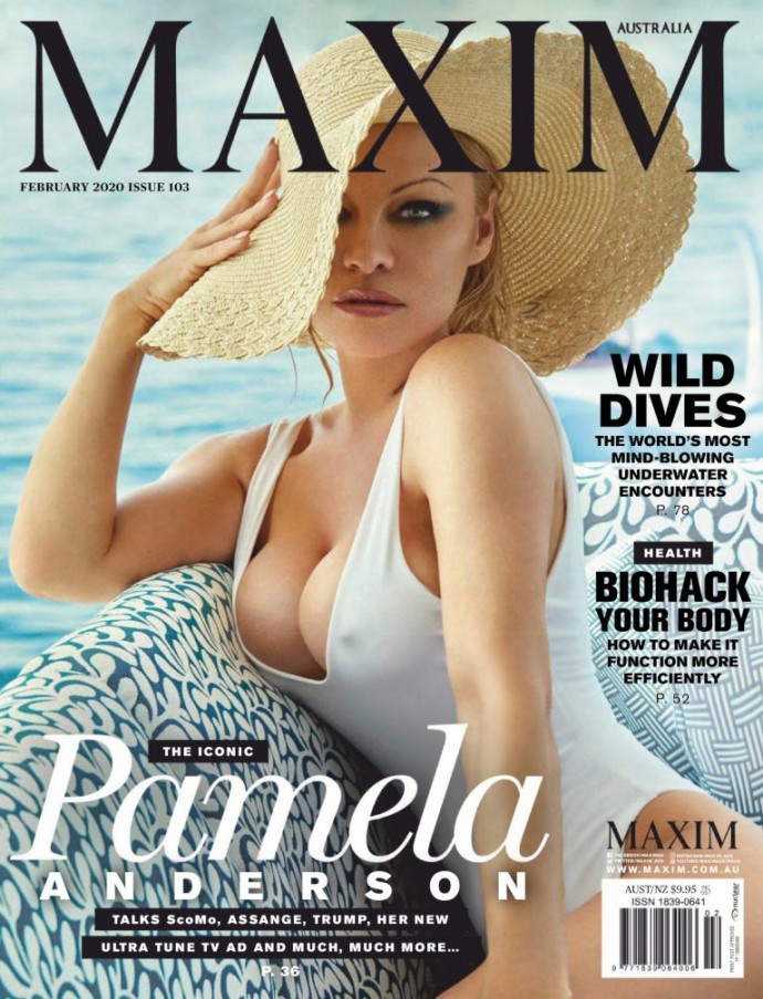 Памела Андерсон снялась в провокационной фотосессии для Maxim