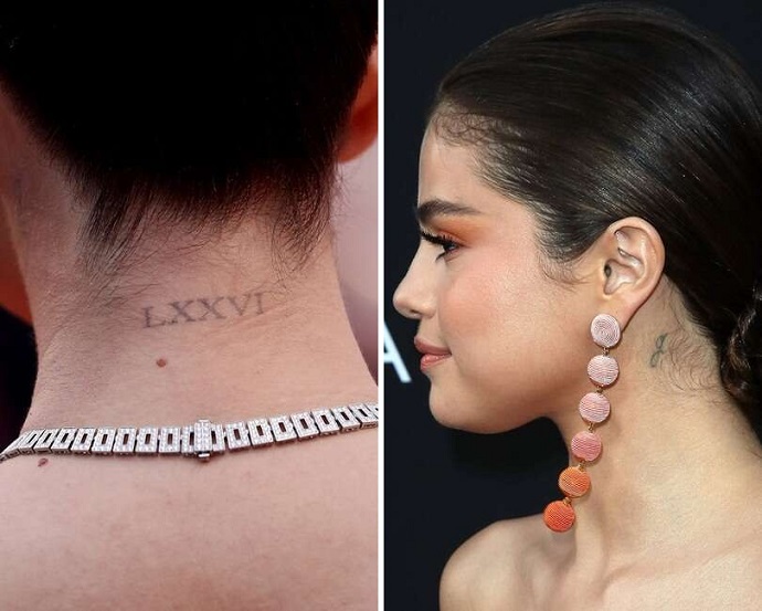 Селена Гомес показала юбилейную, 15-ую татуировку на своём теле