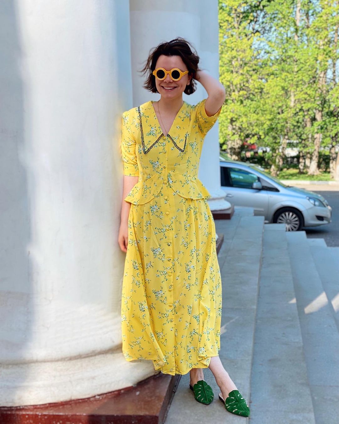 Рейтинг дня: Татьяна Брухунова в жёлтом платье покорила своих подписчиков