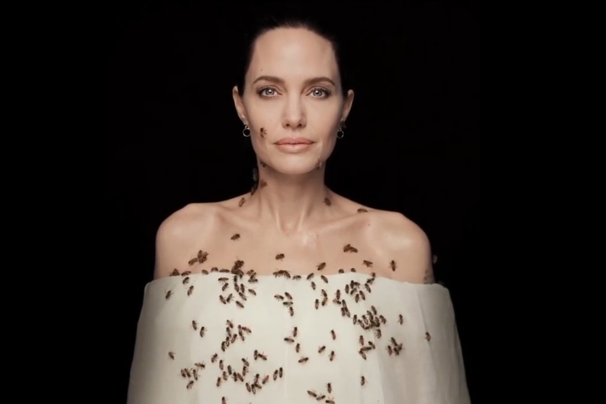 Анджелина Джоли снялась с роем пчёл ради их спасения