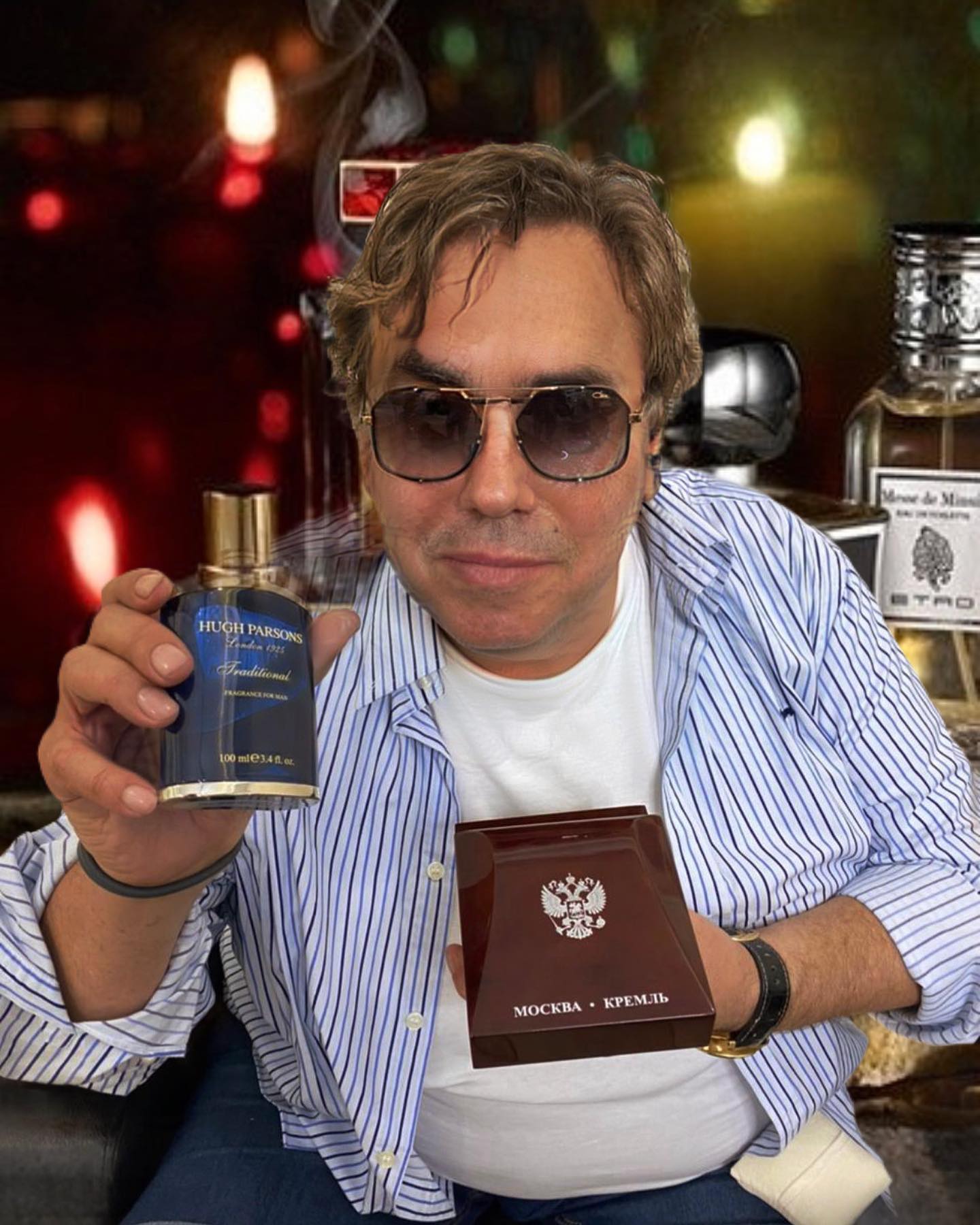 Станислав Садальский показал любимый парфюм Владимира Путина