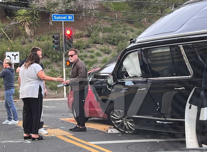 Arnold Schwarzenegger had a serious car accident: all photos from the scene