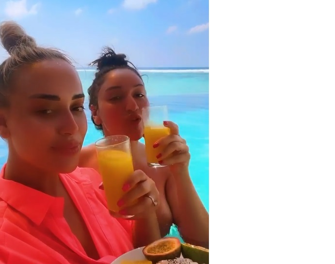 Гоар решила показать себя без фильтров и&hellip; без белья: на видео попала её обнаженная грудь