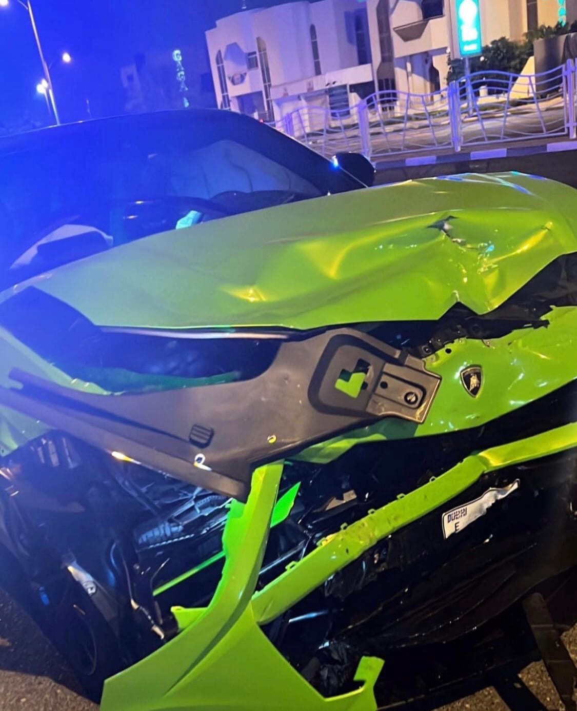 Элджей разбил автомобиль в ОАЭ