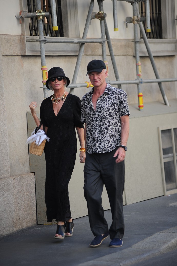 Стинг со своей женой Труди Стайлер хотели уединиться в Милане