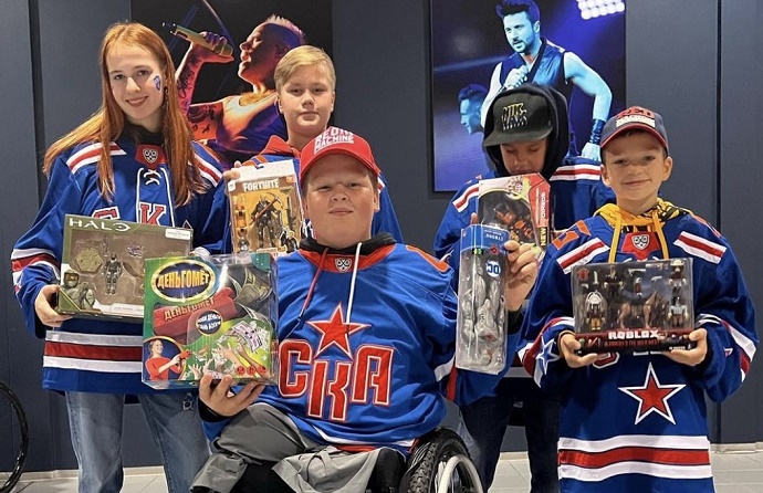 Алиса Лобанова поддержала детей «СКА - Стрела»