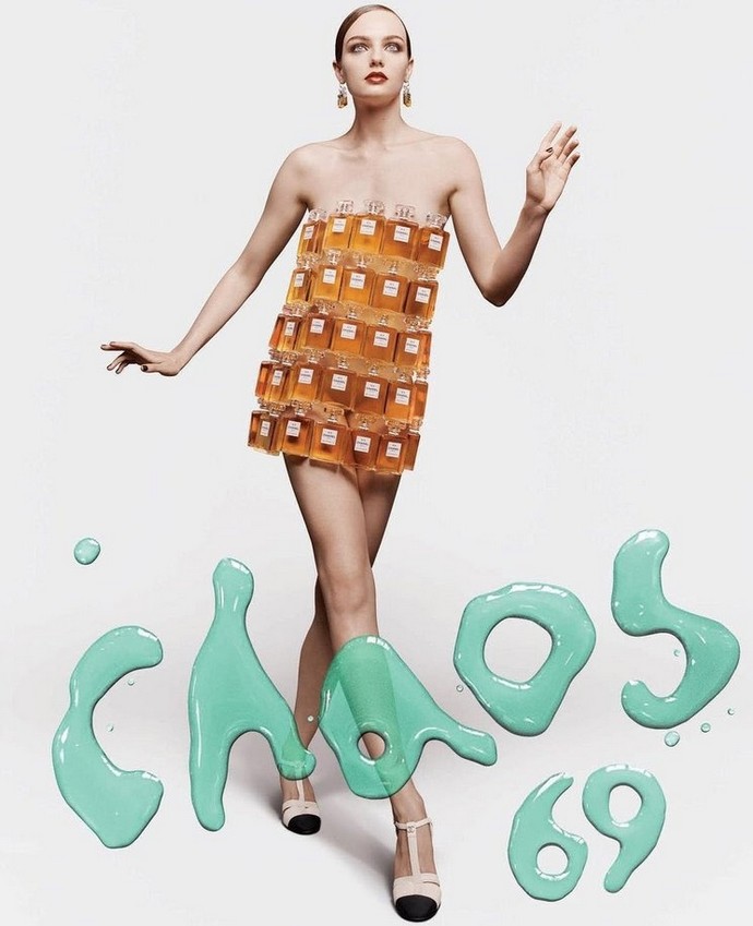 «Что на мне надето в постели? Конечно, Chanel № 5»: Ирина Шейк, Белла Хадид и Эшли Грэм снялись в очень эротической фотосессии для Chaos 69