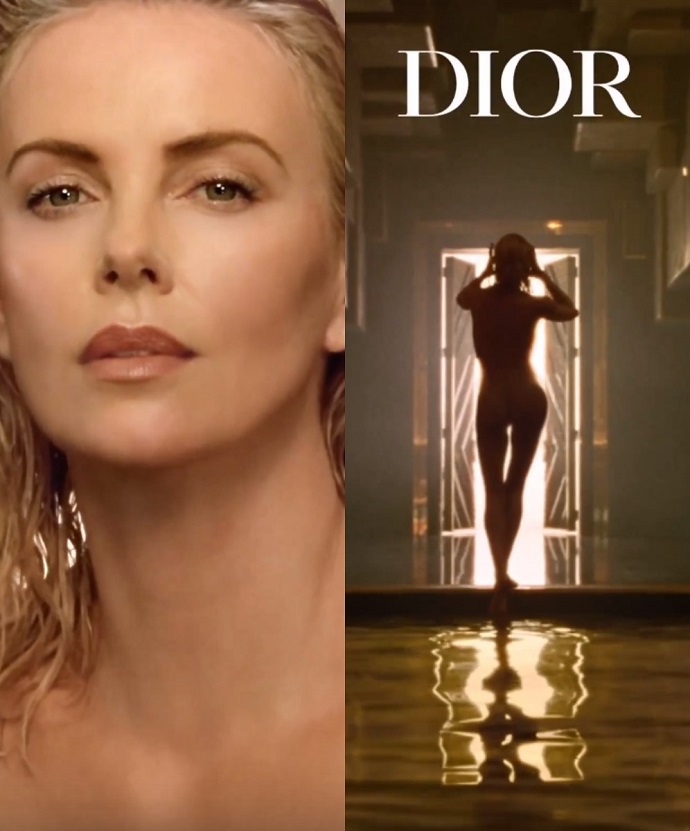 Шарлиз Терон обнажилась для рекламы аромата от Dior. Топ откровенных нарядов Шарлиз Терон на красных дорожках