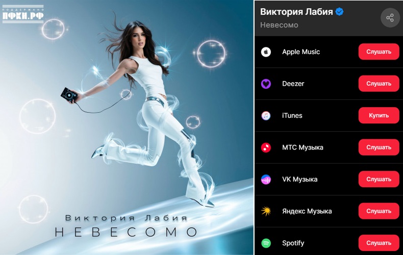 В рамках международного музыкального проекта «ШОУАБХАЗИЯ» Виктория Лабия представила свою новую лирическую композицию под названием «Невесомо»