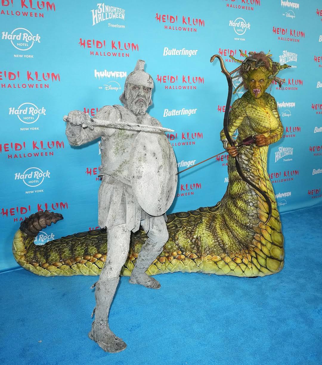 Хайди Клум обещала на Хеллоуин мерзкий образ и свое обещание выполнила